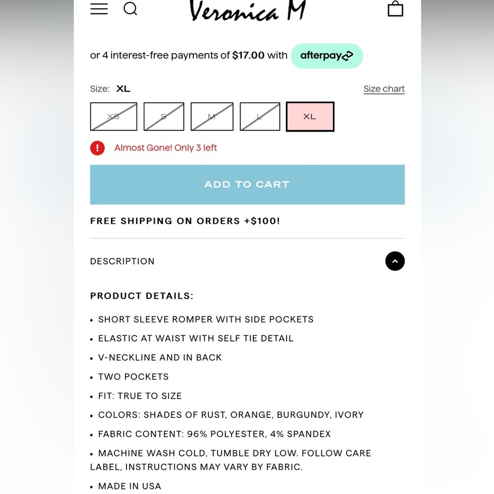 Veronica M Open Back Romper - Picture 11 of 11